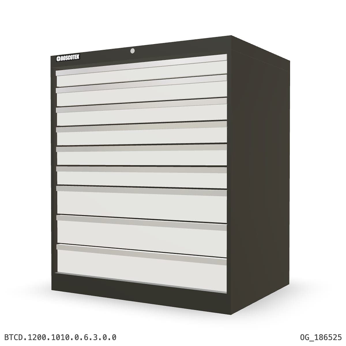 HD Cabinet 1010W × 1200H — D Series, 9-Drawer by Atomic Tawk