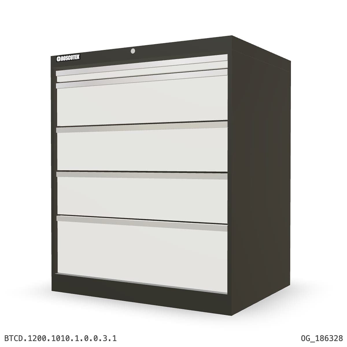 HD Cabinet 1010W × 1200H — D Series, 5-Drawer by Atomic Tawk