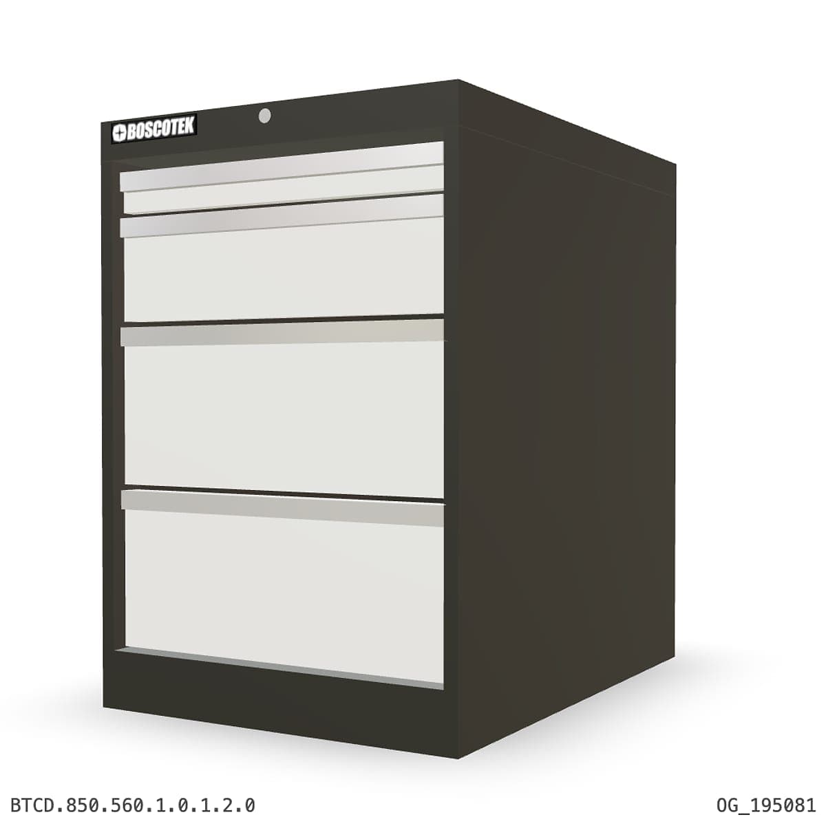 HD Cabinet 560W × 850H — D Series, 4-Drawer by Atomic Tawk