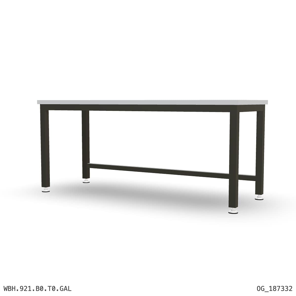 Heavy Duty Workbench 2100mm — Galvanised Steel by Atomic Tawk