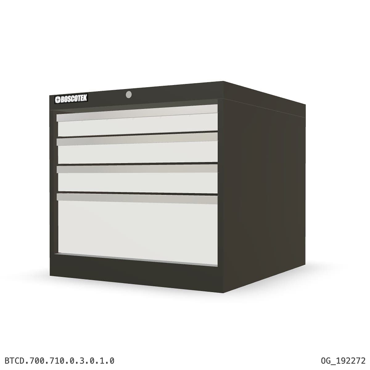 HD Cabinet 710W × 700H — D Series, 4-Drawer by Atomic Tawk