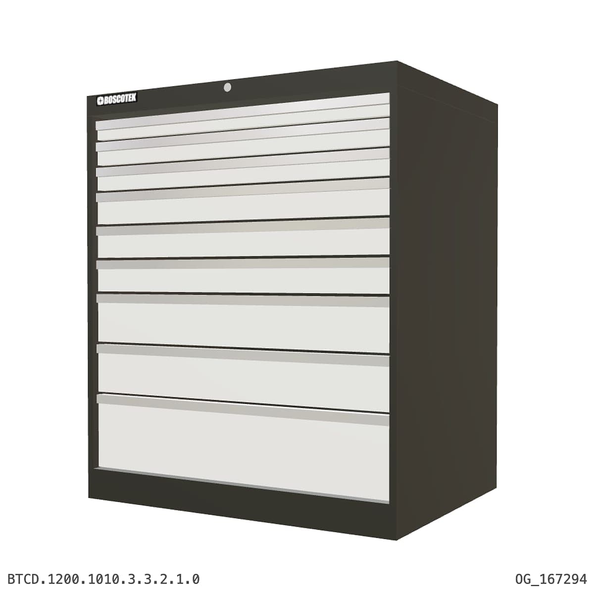 HD Cabinet 1010W × 1200H — D Series, 9-Drawer by Atomic Tawk