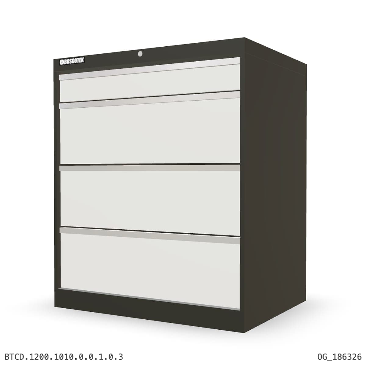 HD Cabinet 1010W × 1200H — D Series, 4-Drawer by Atomic Tawk