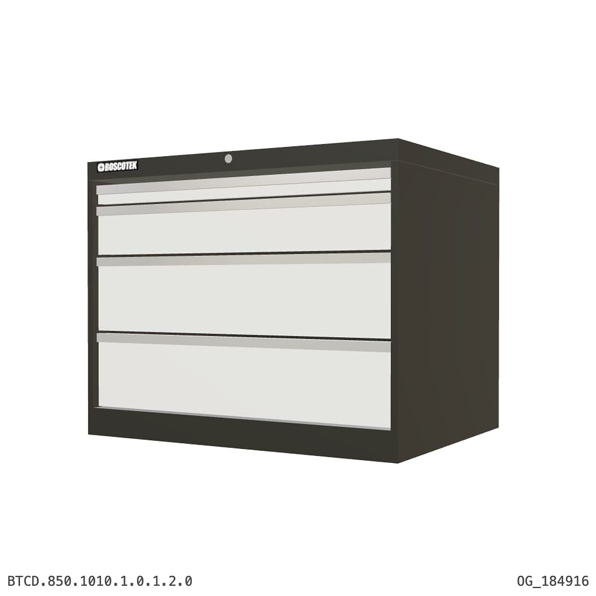 HD Cabinet 1010W × 850H — D Series, 4-Drawer by Atomic Tawk