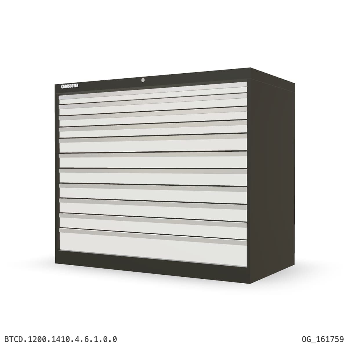 HD Cabinet 1410W × 1200H — D Series, 11-Drawer by Atomic Tawk
