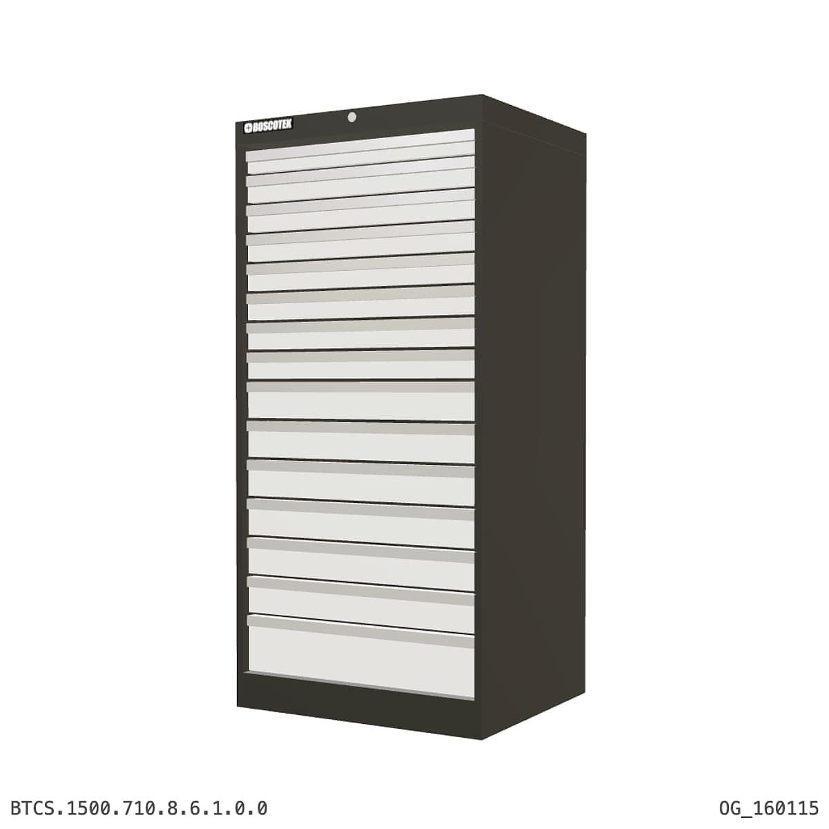 HD Cabinet 710W × 1500H — S Series, 15-Drawer by Atomic Tawk
