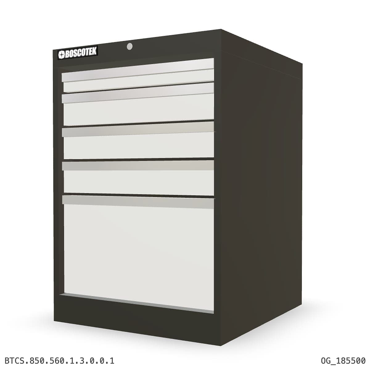 HD Cabinet 560W × 850H — S Series, 5-Drawer by Atomic Tawk