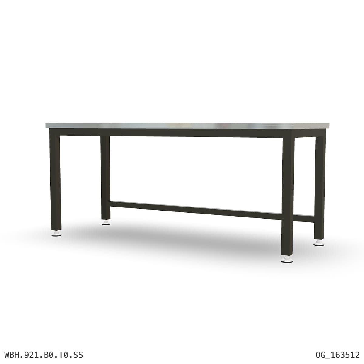 Heavy Duty Workbench 2100mm — Stainless Steel (1.2mm 304) by Atomic Tawk
