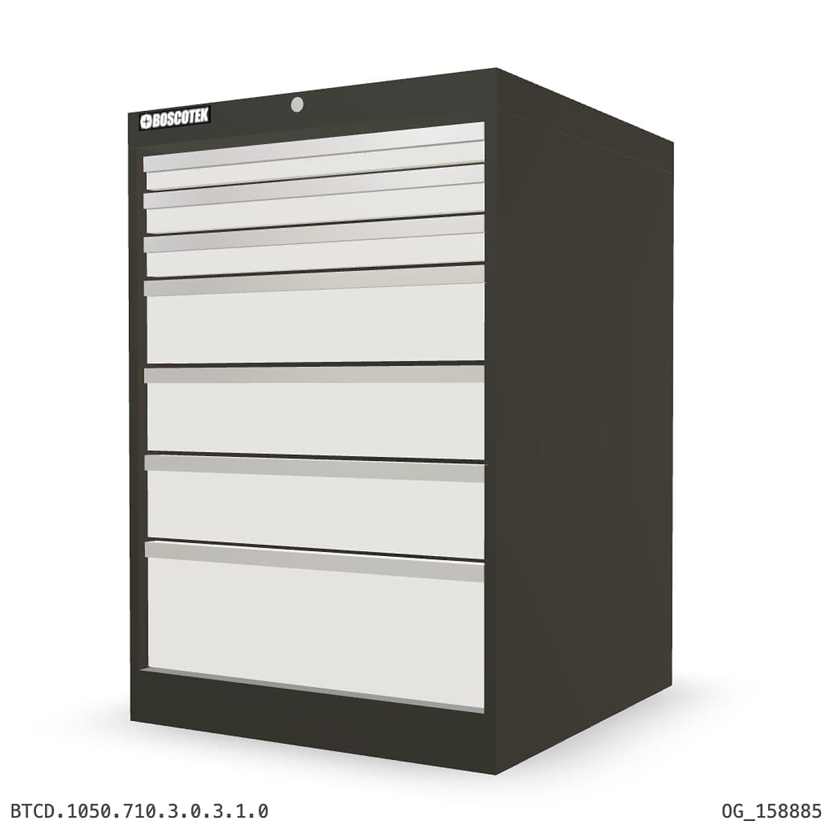 HD Cabinet 710W × 1050H — D Series, 7-Drawer by Atomic Tawk