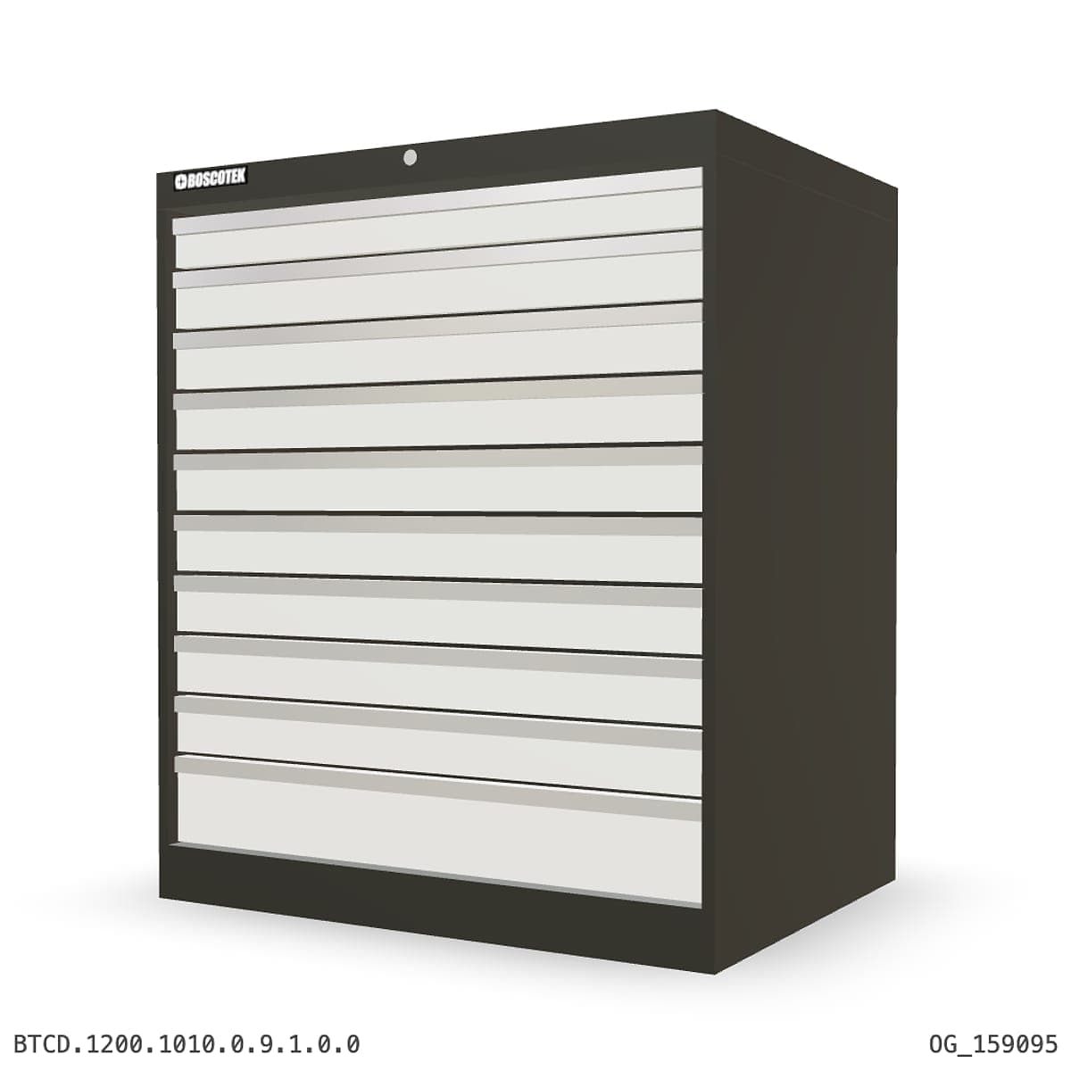 HD Cabinet 1010W × 1200H — D Series, 10-Drawer by Atomic Tawk