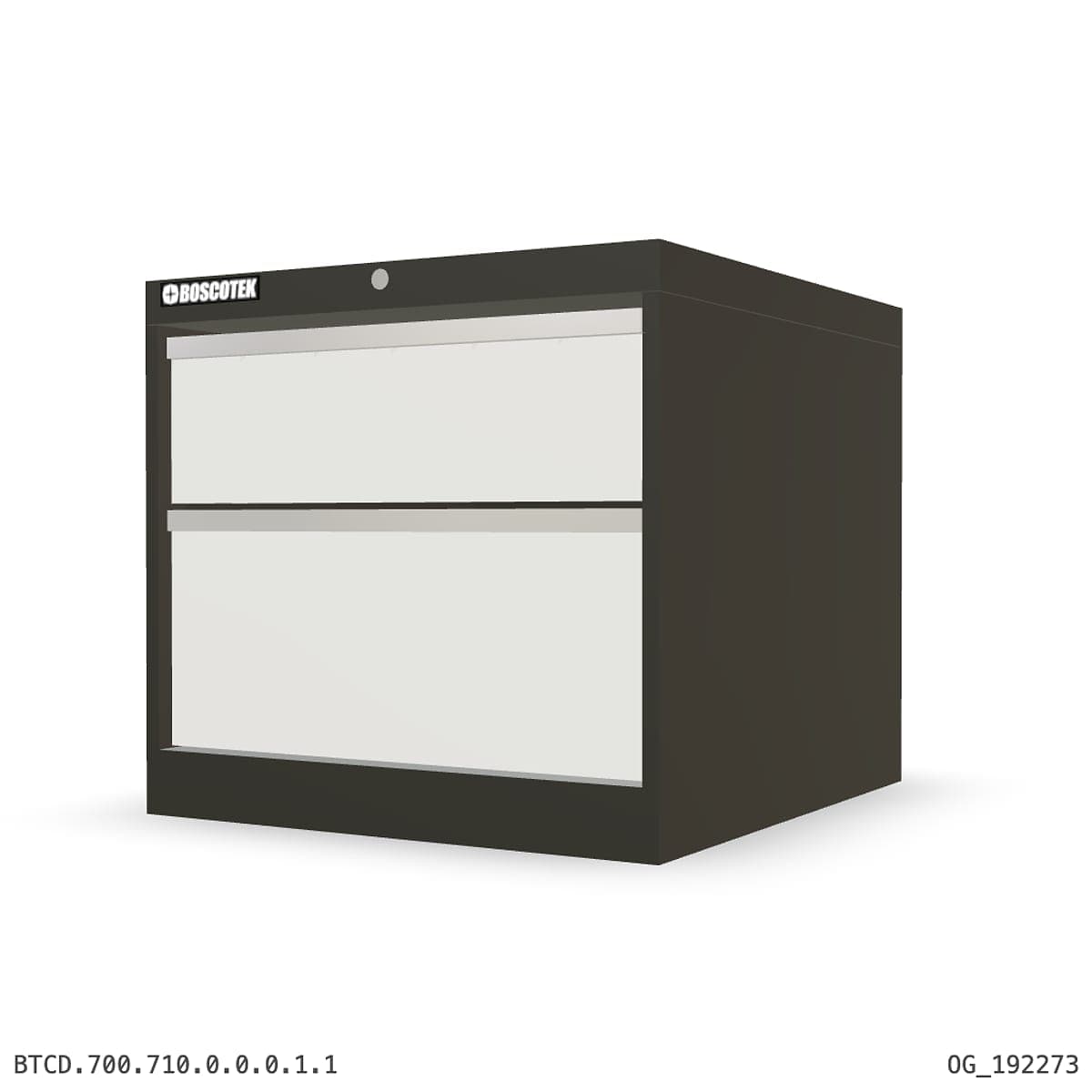 HD Cabinet 710W × 700H — D Series, 2-Drawer by Atomic Tawk