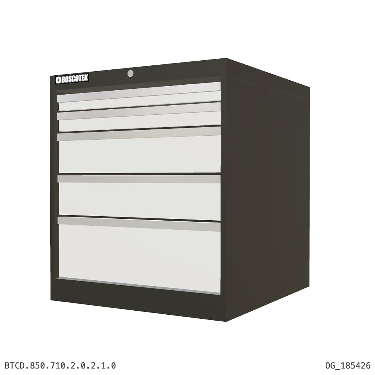 HD Cabinet 710W × 850H — D Series, 5-Drawer by Atomic Tawk