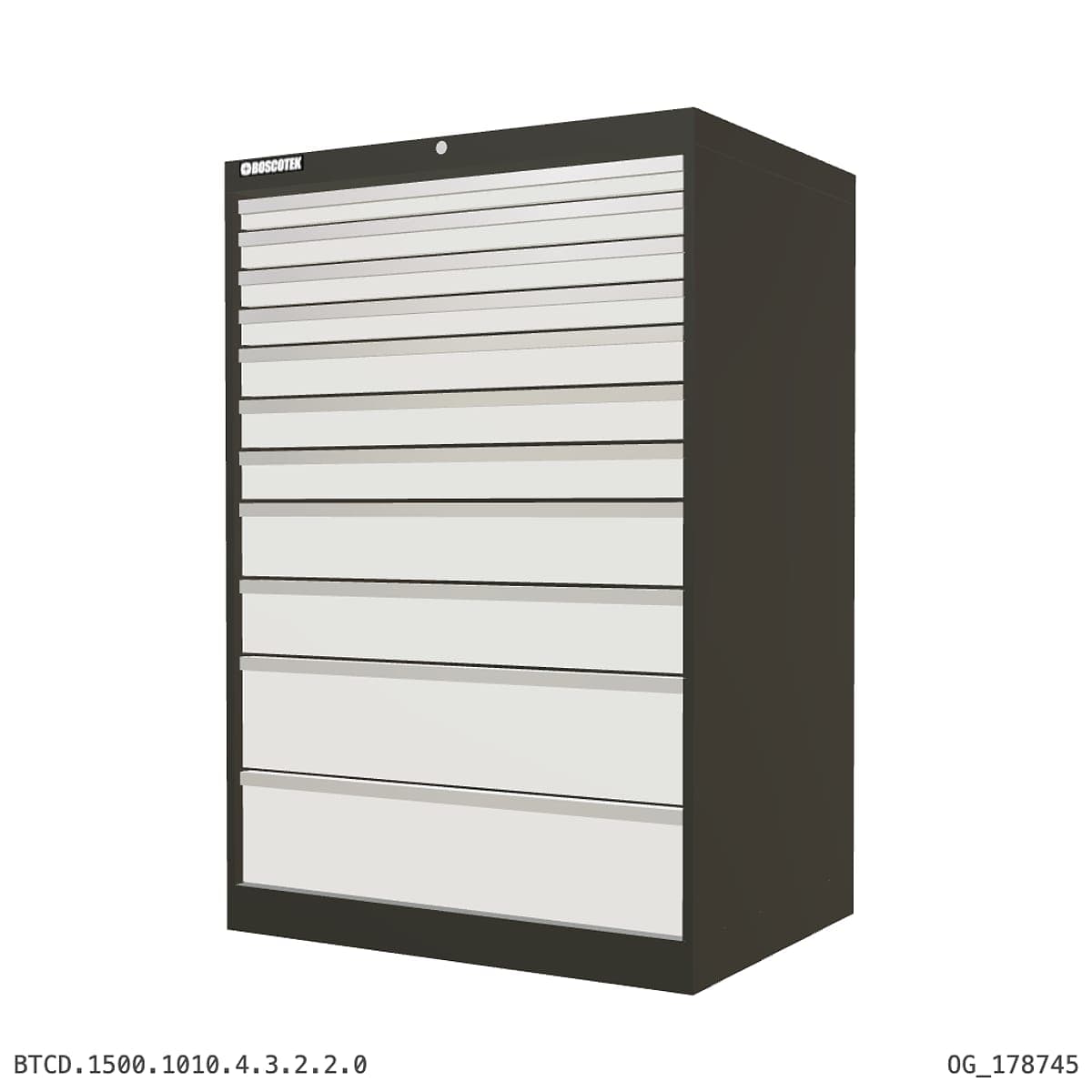 HD Cabinet 1010W × 1500H — D Series, 11-Drawer by Atomic Tawk