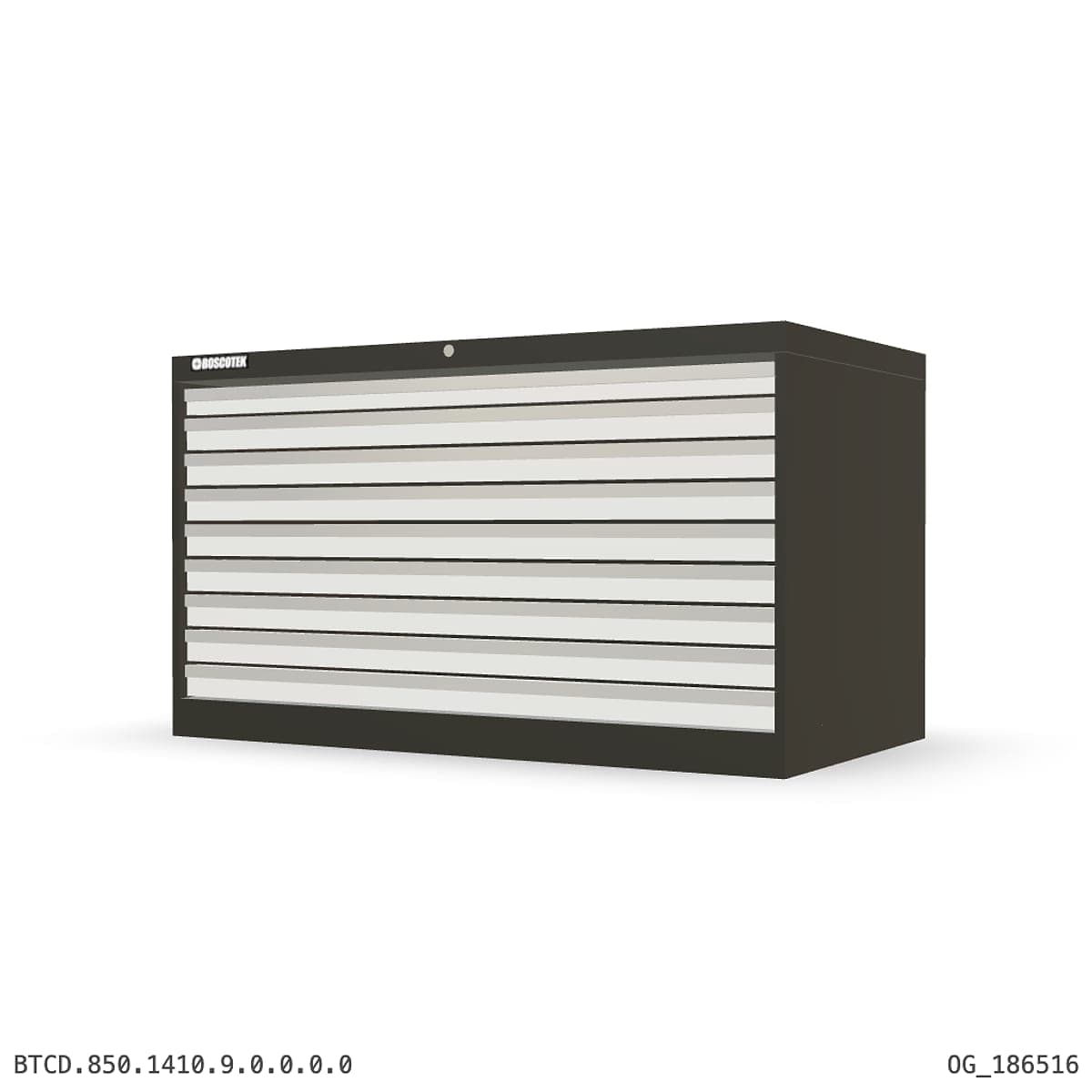 HD Cabinet 1410W × 850H — D Series, 9-Drawer by Atomic Tawk