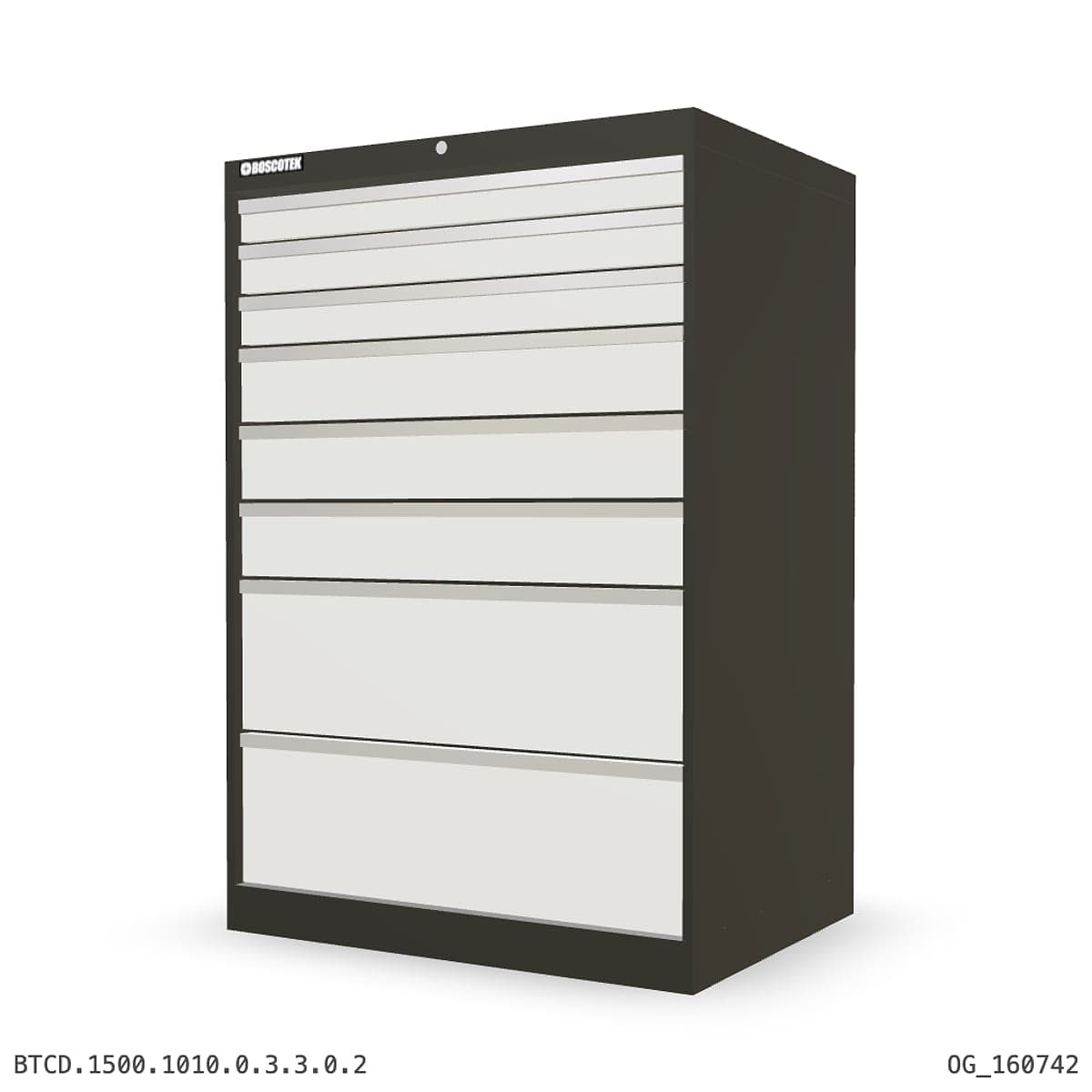 HD Cabinet 1010W × 1500H — D Series, 8-Drawer by Atomic Tawk