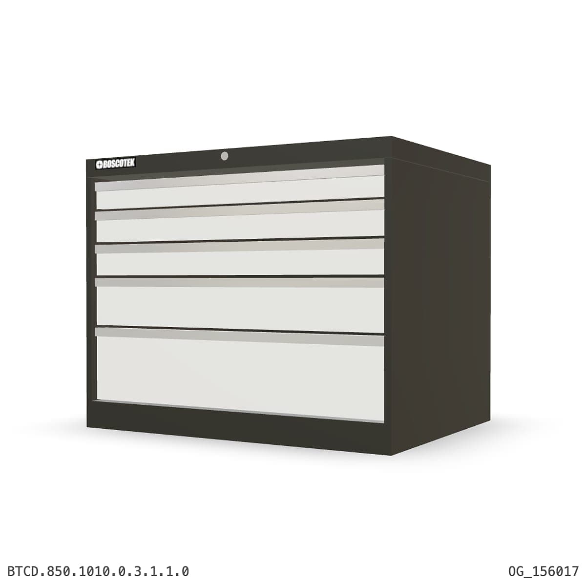 HD Cabinet 1010W × 850H — D Series, 5-Drawer by Atomic Tawk