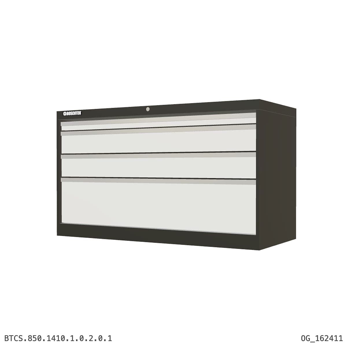 HD Cabinet 1410W × 850H — S Series, 4-Drawer by Atomic Tawk