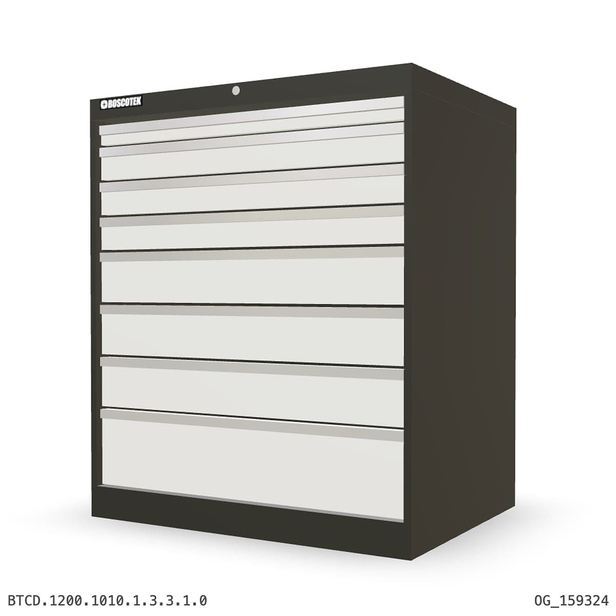 HD Cabinet 1010W × 1200H — D Series, 8-Drawer by Atomic Tawk