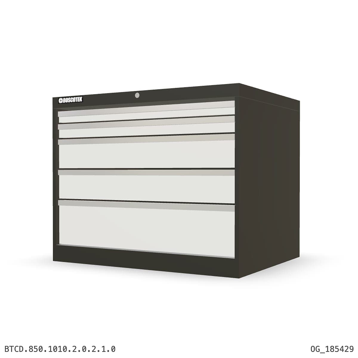HD Cabinet 1010W × 850H — D Series, 5-Drawer by Atomic Tawk