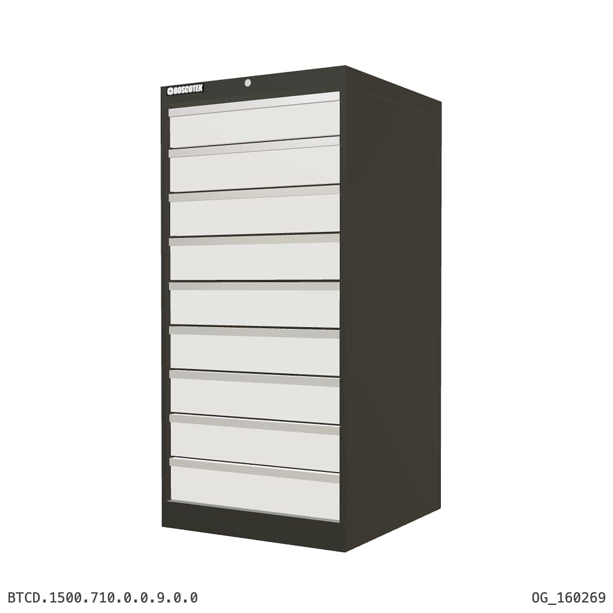 HD Cabinet 710W × 1500H — D Series, 9-Drawer by Atomic Tawk