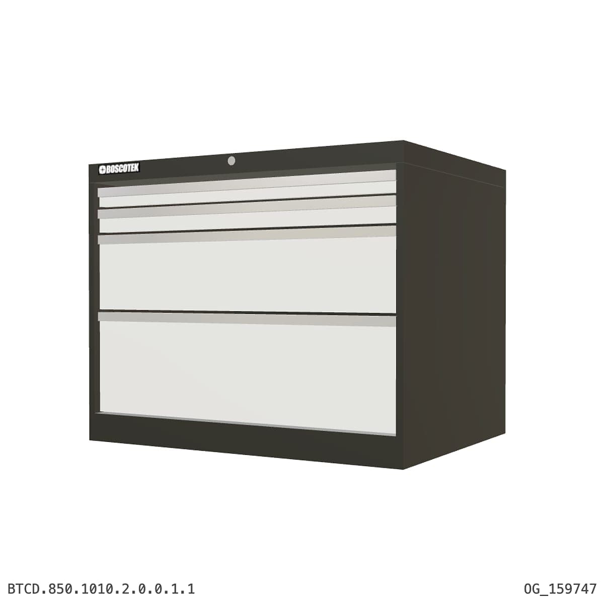HD Cabinet 1010W × 850H — D Series, 4-Drawer by Atomic Tawk