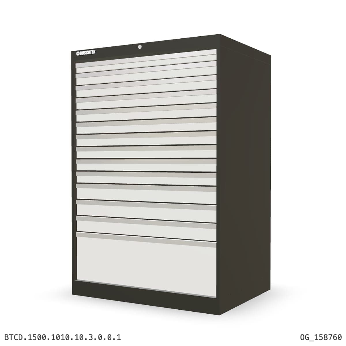 HD Cabinet 1010W × 1500H — D Series, 14-Drawer by Atomic Tawk